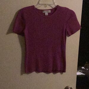 Short sleeve sweater